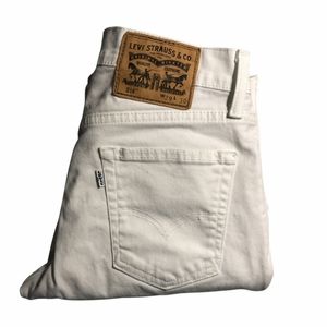 White Levi's 514 jeans 29/30